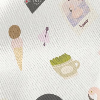 Food Swimming Ring Record Came Standard Corduroy