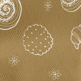 Bread Cookies And Flowers Standard Corduroy