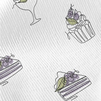 Simple Style Cake Ice Cream Standard Corduroy