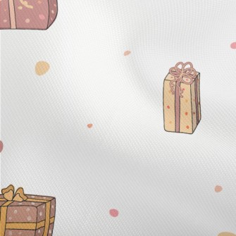Bow Gift With Polka Dots Dobby