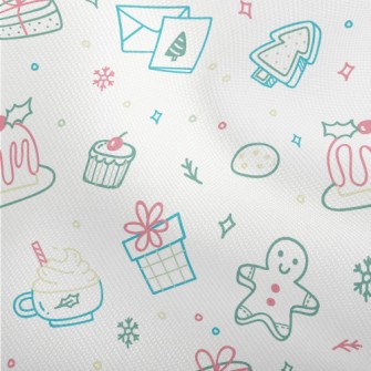 Cute Christmas Pattern Dobby