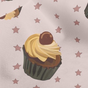 Realistic Hand-painted Cupcake Micro Fleece