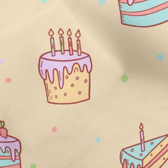 Colorful Mini Cakes Micro Fleece