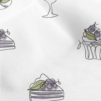 Simple Style Cake Ice Cream Micro Fleece