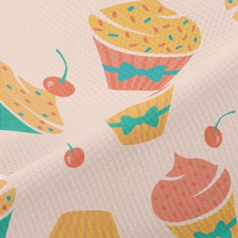 Colorful Powdered Sugar Cherry Piqué