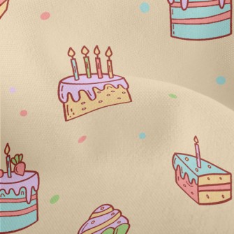 Colorful Mini Cakes Lightweight Performance Linen
