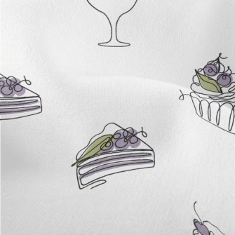 Simple Style Cake Ice Cream Lightweight Performance Linen