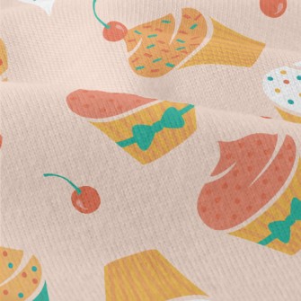 Colorful Powdered Sugar Cherry Modern Jersey