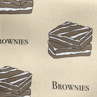 American Style Brownies Jersey Backed Fleece