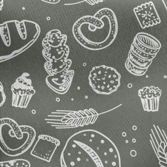 Wheat And Bread Baking Jersey Backed Fleece