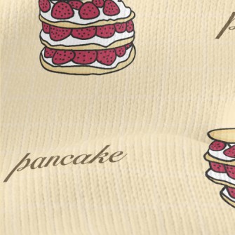 Three-layer Strawberry Pancake Stretch Jersey