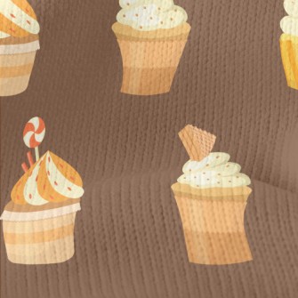 Different Shape Cup Cakes Stretch Jersey