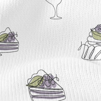 Simple Style Cake Ice Cream Stretch Jersey