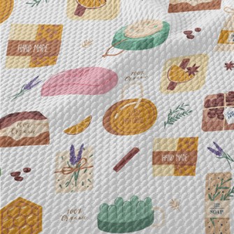 Various Shapes Of Handmade Soa Birdseye Piqué