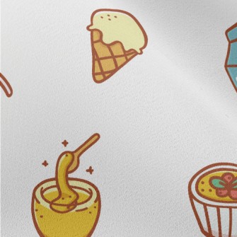 Dessert Lollipop Milk Flour Chiffon