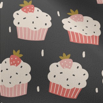 Cute Strawberry Cupcake Chiffon