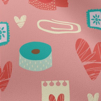 Hand Drawn Love Heart Paper Cl Chiffon