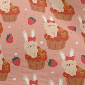 Bunny In Strawberry Cupcake Chiffon