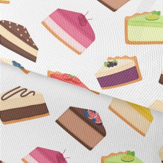 Various Flavors Slice Cake Waterproof Oxford
