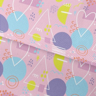 Colorful Love Triangle Circula Waterproof Oxford