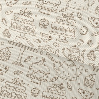 Teapot Biscuits Waterproof Oxford