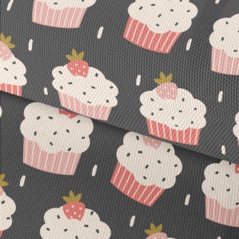 Cute Strawberry Cupcake Waterproof Oxford