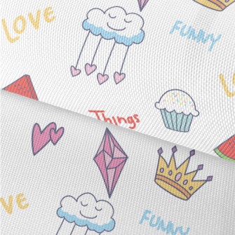 Crown Gem Cloud Watermelon Pat Waterproof Oxford