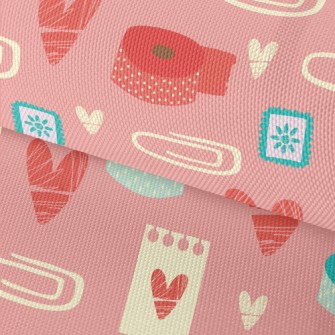 Hand Drawn Love Heart Paper Cl Waterproof Oxford