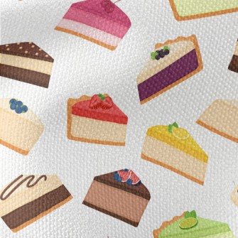 Various Flavors Slice Cake Waterproof Canvas