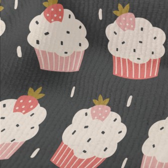 Cute Strawberry Cupcake Terry