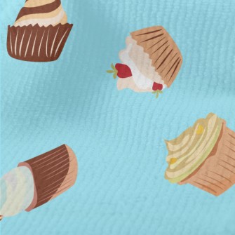 Hand Drawn Colorful Cupcakes Terry