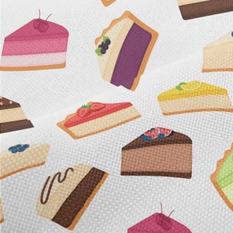 Various Flavors Slice Cake Performance Linen