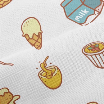 Dessert Lollipop Milk Flour Performance Linen