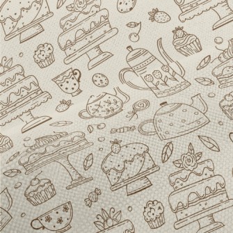 Teapot Biscuits Performance Linen