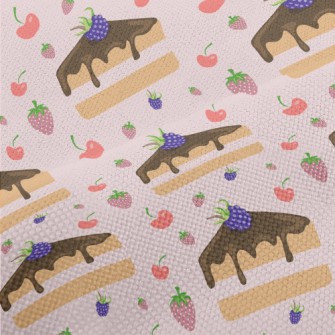 Blueberry Cake With Berries Performance Linen