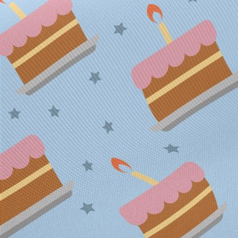 Birthday Cake With Stars Twill