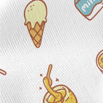 Dessert Lollipop Milk Flour Standard Corduroy