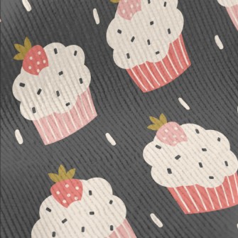 Cute Strawberry Cupcake Standard Corduroy