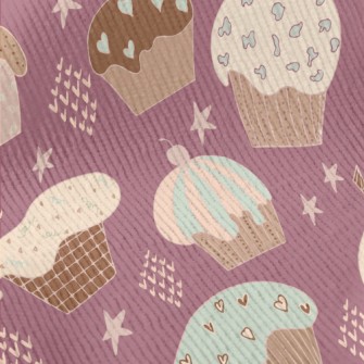 American Abstract Cup Cake Standard Corduroy