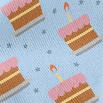 Birthday Cake With Stars Standard Corduroy