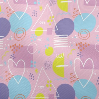 Colorful Love Triangle Circula Dobby