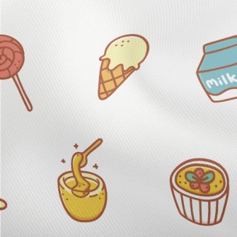 Dessert Lollipop Milk Flour Dobby