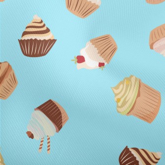 Hand Drawn Colorful Cupcakes Dobby