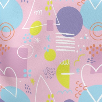 Colorful Love Triangle Circula Stretch Ponte