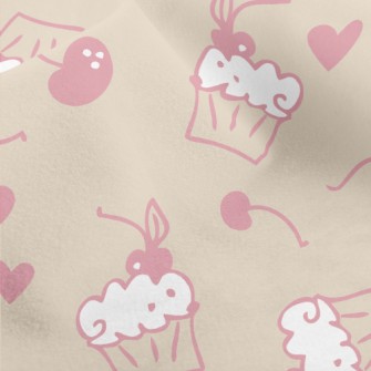 Cherry Cream Cupcakes And Cher Micro Fleece