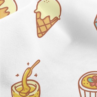 Dessert Lollipop Milk Flour Micro Fleece