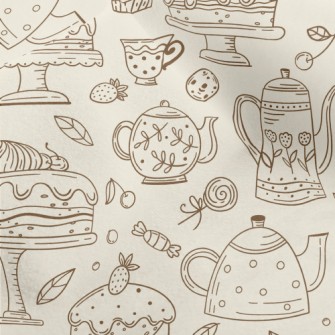 Teapot Biscuits Micro Fleece