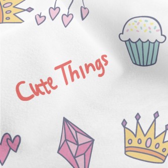 Crown Gem Cloud Watermelon Pat Micro Fleece