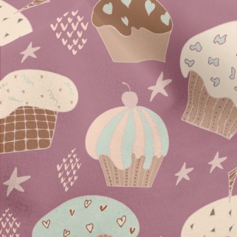 American Abstract Cup Cake Micro Fleece