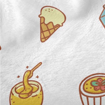 Dessert Lollipop Milk Flour Minky